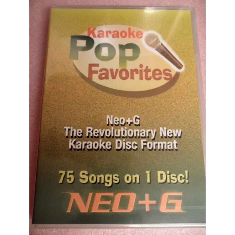 RSQ Karaoke Pop Favorites NEO+G 75 Songs Sealed