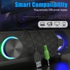 PC Speakers,Smalody Computer Gaming Speaker Cool Led/Volume Control Powered by