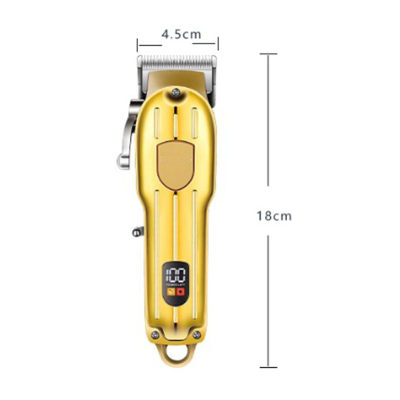 Electric Hair Clipper Rechargeable Stainless Steel Reciprocating Hair Cutting Trimmer