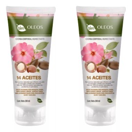 Blen 2 Cremas 14 Aceites 200 Mls Humecta Corporal Alarga Pestañas