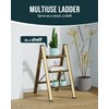 WOA WOA Step Ladder, 3 Step Foldable Step Stool with