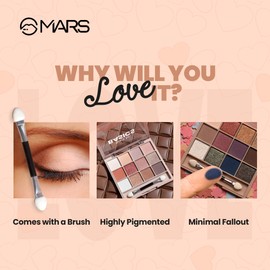 MARS 12 Shades Back to Basics Eyeshadow palette 24 g (Shade-02)