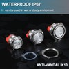 DMWD 22mm Heavy Duty Latching Metal Push Button Switch Waterproof