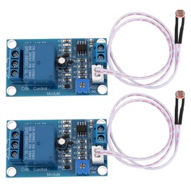 YINETTECH 2pcs 5V XH-M131 Light Sensitive Resistance Module Light Control Module Light Control Switch Photoresistor Relay Module Brightness Automatic Control