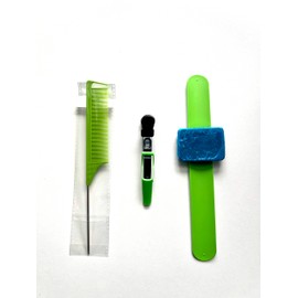 Lajulami Magnetic Wristband Parting Comb Set (Green)
