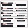 Set De Brochas De Maquillaje De 13 Piezas Con Esponja