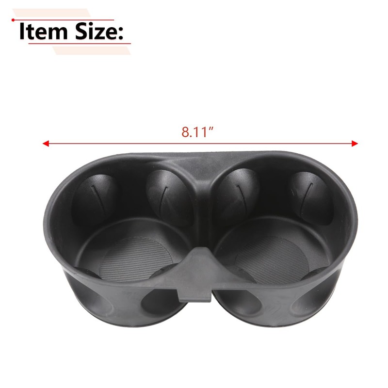 RLB-HILON Cup Holder Insert Compatible with Chrysler Pacifica Voyager 2017