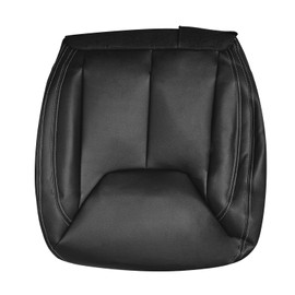 Mievlyo Front Driver Side Bottom Leather Seat Cover Black Compatible with Jeep Wrangler Rubicon Sahara 2013 2014 2015 2016 2017