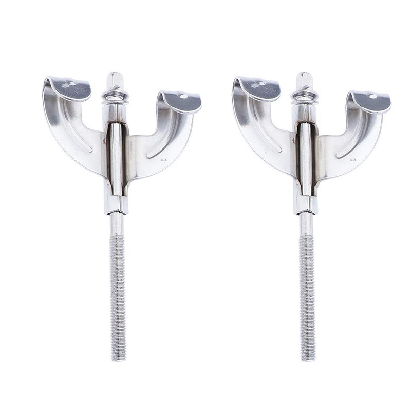 Set of 2 Classic Bass Drum Claw Hook and Tension