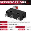 MKBKLLJY Pack of 12 Mini Micro Limit Switch KW12-3 AC
