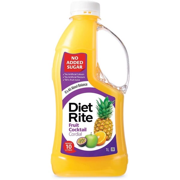 Diet Rite Fruit Cocktail 1l