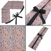 Linseed cushion 7-chamber with ribbon, 65 x 15 organic fabric