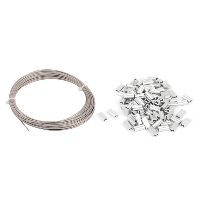 QUARKZMAN 1 Set Steel Wire Cable 10 m Length with