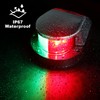 Obcursco Boat Navigation Lights, Red and Green Marine LED Bow
