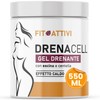 Crema Anticellulite Forte 550ml Crema Drenante Gambe, Fianchi, Addome Effetto