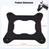 Atesilor 9265 Square Bore Carburetor Heat Insulator Gasket Spacer with