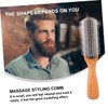 Baluue Portable Handle Comb for Men Natural Hair Styling Tool
