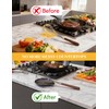 Pyrilo Ceramic Spoon Rest ，6 Inch Spoon Holder for Stove,