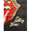 License Rolling Stones Women's Graphic Tee and Shorts Set, Black,