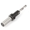 Sourcingmap 5mmx12mm Woodworking Boring Round Shank Tapered Countersink Drill Bit