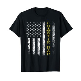 U.S. Coast Guard USCG Coastie Dad Flag T-Shirt