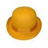 DH Wool Bowler Hat Hard Top Round Felt Hat With