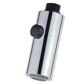 Kingston Brass Gourmetier KDH8701 Pull-Down Kitchen Faucet Sprayer, Chrome