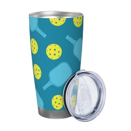 Pickleball Gifts for Women,Pickleball Tumbler Vacuum Insulated Stainless Steel Coffee Mugs Water Bottle for Pickleball Lovers 20oz