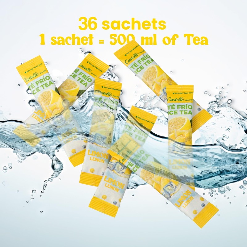 Castello since 1907 Zero & Instant Iced Tea Sachets |