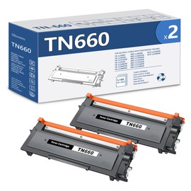 TN660 Toner for Brother Printer - TN660 TN 660 Replacement for Brother TN660 TN630 High Yield Work for HL-L2300D HL-L2380DW HL-L2320D DCP-L2540DW HL-L2340DW HL-L2360DW Printer (Black 2 Pack)
