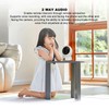 Home Security Camera 1080P WiFi PTZ Camera with 360 Degree