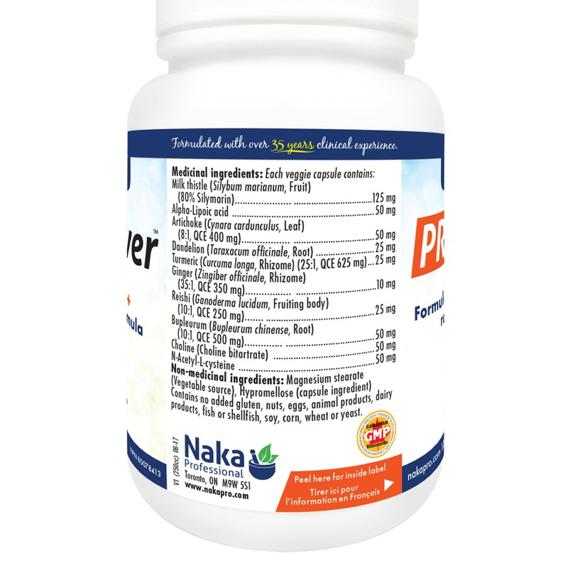 Naka Pro Liver, Detoxification + Rejuvenation Formula, Made in Canada