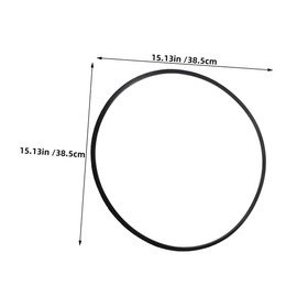 FOMIYES 2pcs Salon Chair Base Replacement Rubber Rings Slip Floor Protection Gaskets for Barber Hydraulic Chairs Fit Noise Dampening Durable Design for Salon Use