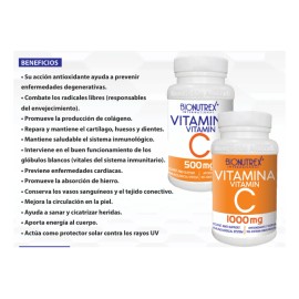 Vitamina C 500mg Antioxidante Sistema Inmunologico