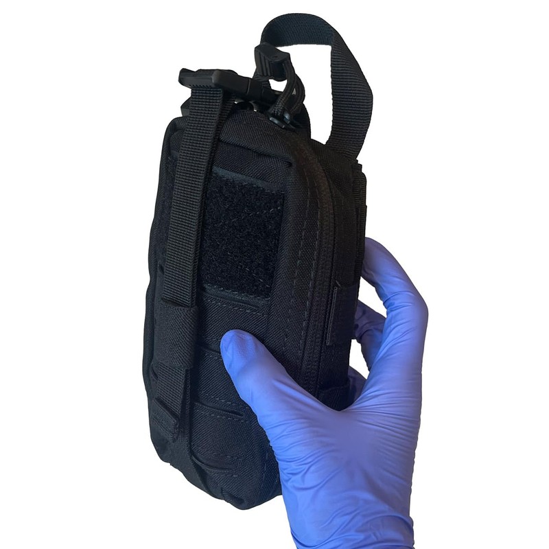 Rescue Essentials Mini Rip-Away IFAK Pouch (Black)