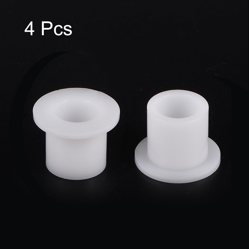 QUARKZMAN 4 Pcs Flanged Plain Bearings Plastic Bushings 10mm Bore