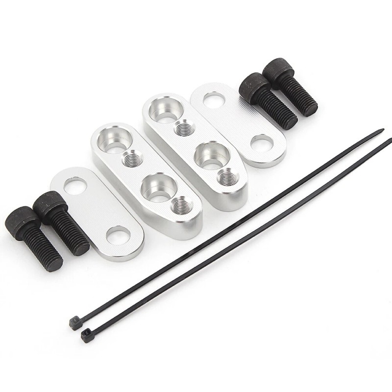 Trichtu Mount Motorcycle Silver Handlebar Risers Adapter For Honda GoldWing