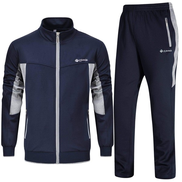 Rdruko Men's Track Suits 2 Piece Set Sweat Suits Full