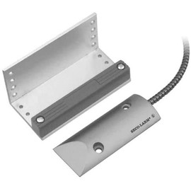 Seco-Larm SM-226L-3Q Overhead Door Magnetic Contact (Pack of 2), 2-3/4" (70mm) Gap, Open/Closed Loop (3 Wires), 24" (61cm) Armored Wire Leads, Adjustable to Fit Most Door-Channel Widths, Weatherproof