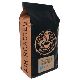 Tanzania Peaberry Coffee - Good As Gold Coffee Roasters - 5lb Whole Bean (Medium Roast) - 100% arabica