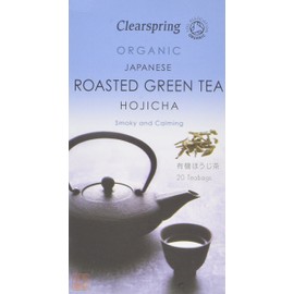 Clearspring Organic Japanese Hojicha Roasted Green Teabags, 40g (Pack of 3)