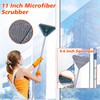 Long Handle Wall Cleaner Adjustable Length Wall Mop 360° Spinning