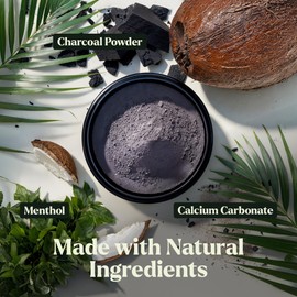 Lagunamoon Activated Charcoal Teeth Whitening Powder - 50g Natural Coconut Charcoal, Effective Teeth Stain Remover and Toothpaste Alternative - Safe for Gums Or Enamel