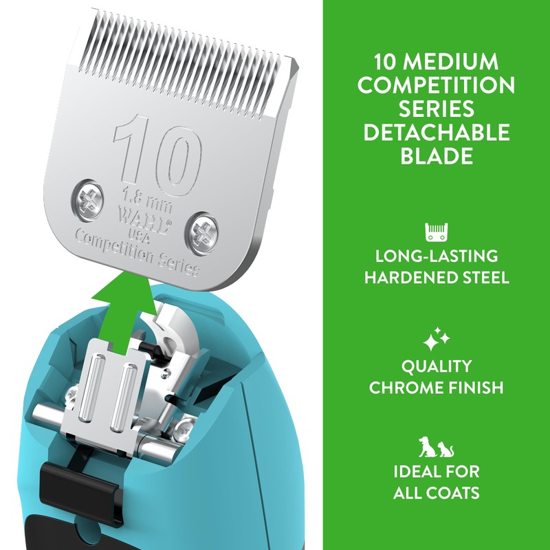 WAHL Professional Animal 10 Medium Competition Series Detachable Blade with