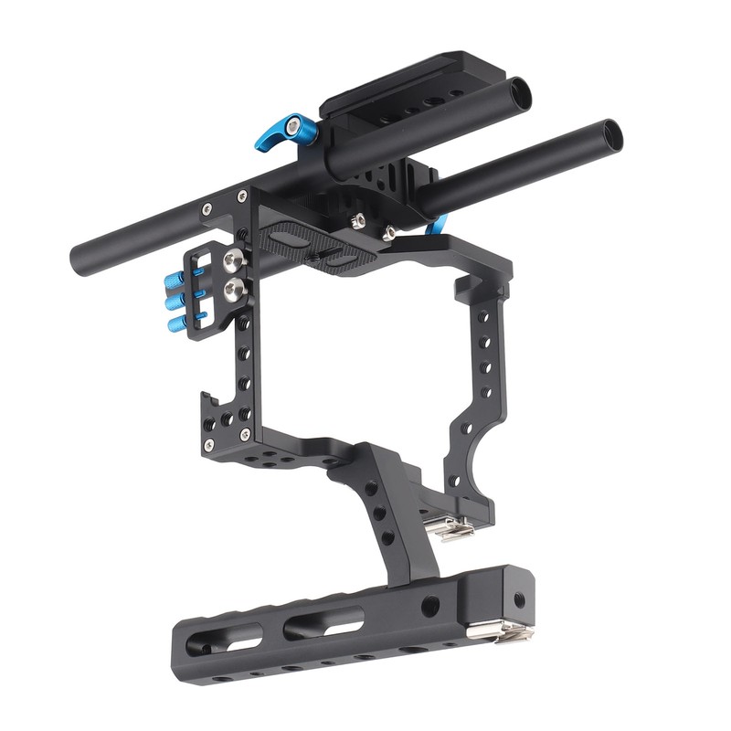 Aluminum Camera Cage Rig with Top Handle for A7 A7II