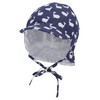 Sterntaler Unisex Children's Peaked Cap Neck Protection Whales Children's Hat,