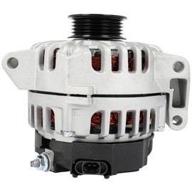 OCPTY Alternators Alternator 2008-2010 for Pontiac for G6 Base 2.4L,2008-2009 for Pontiac for G6 SE 2.4L,12V 125AMP 5-Groove Pulley Replaces 11313N, 11313, TG13S031, TG13S032, 427075, 2605312, 2607075