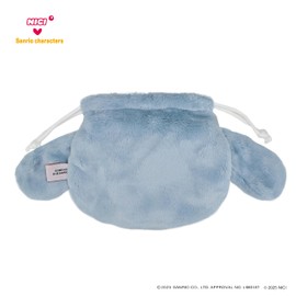 NICI x Sanrio Characters Figure Face Pouch, Cinnamoroll x Hummingbird