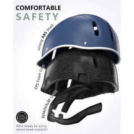 LANOVAGEAR Adult Bike Helmet Cycling Helmet for Men & Women, Adjustable Kids Ventilation Urban Bicycle Helmet for Commuting, Skateboard, Scooter, E-Bike