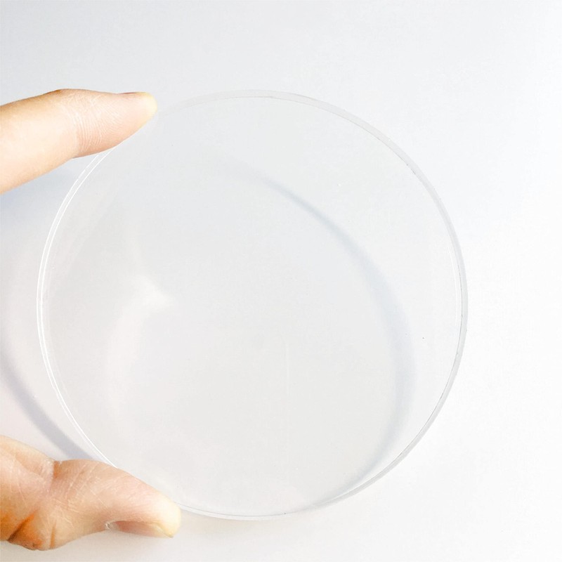 Coaster Template, Clear Acrylic Template, Woodworking Router Template (Round)